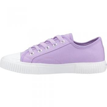 Women’s Freya Canvas Textile Trainer in Lilac, Hush Puppies (Size 7)