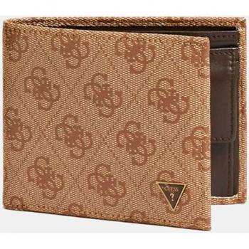 Cartera Beige Horizontal Guess con Logo y 4G