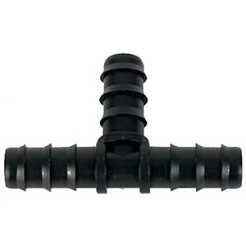 Dripalia – Te en PVC Ø16 mm, Riego Goteo – Caja de 100 unidades