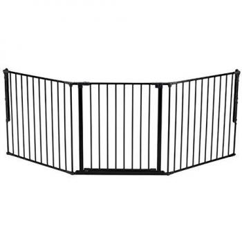 BabyDan Barrière Sécuritaire Noir Flexible