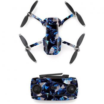Skin de Piel Diamante Azul para Mini Dron Mavic