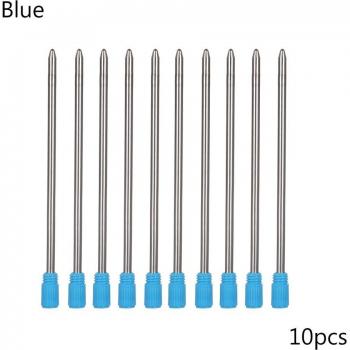 Tinta Azul y Negra Bolígrafo de Metal – Pack de 10