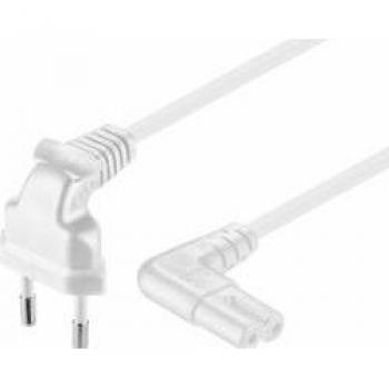 MicroConnect 3m White C7 Coupler Cable