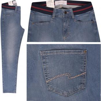 Angels Ornella Sporty Jeans 7/8 Damen Hellblau Größe 36