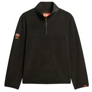 Chaqueta Polar Casual Superdry Negra