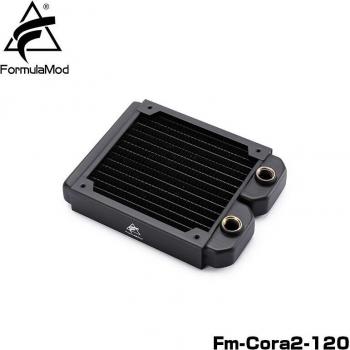 FormulaMod FM-CORA2 Copper Radiator 28mm Thickness 120/240/360/480 Black 14 Channel