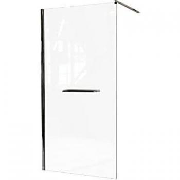 Paroi de douche INDUS, style industriel, 100x200cm, épaisseur 8mm, traitement anticalcaire