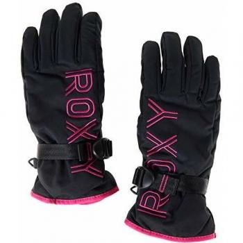 Roxy Freshfield Gants de Ski/Snowboard Femme, Noir Vrai, FR (Taille Fabricant : XL)