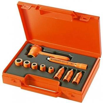 Boîte à outils isolée FACOM 10 outils, série 1000V, VS 1/4