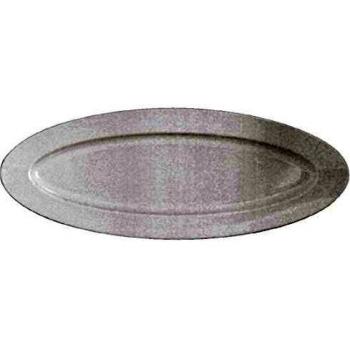 Dishwasher‑Proof 610 × 230 mm Oval White Melamine Plate