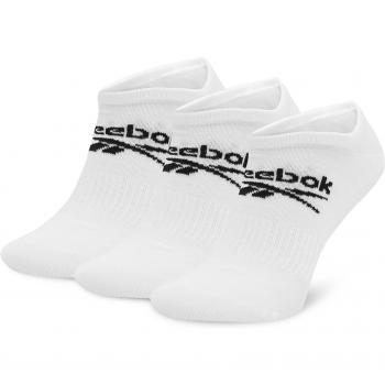 Reebok Calzini brevi R0353-SS24, confezione tricipla in bianco