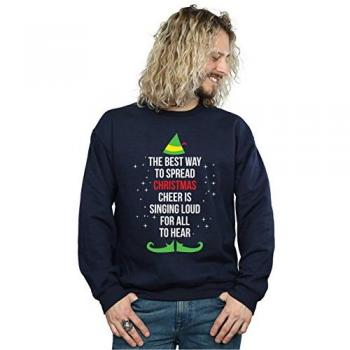 Frohes Elf‑Herren‑Sweatshirt mit festlichem Text