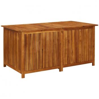 VidaXL Patio Storage Chest 59.1x31.5x29.5 Solid Acacia Wood