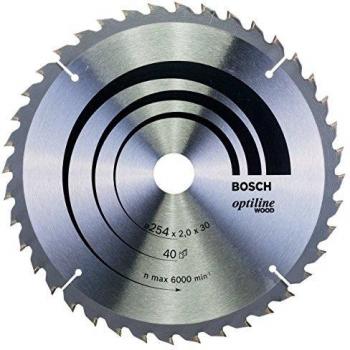 Bosch Lame Circulaire Optiline Wood 254x30x20 mm 40 dents