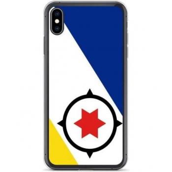 Bonaire Flag Pattern Soft Case for iPhone XS Max – Vibrant Colors