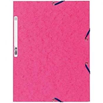 Lustr 3-Klappen Mappe A4 Rosa