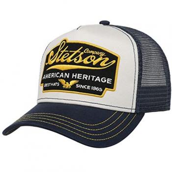 Stetson Trucker Cap, Snapback, dunkelblau