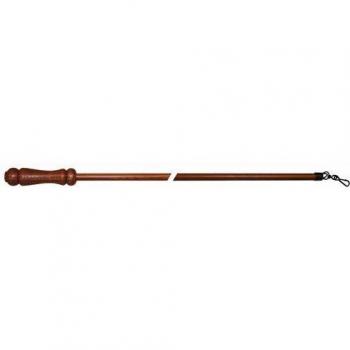 Stelo frustato per bastoni tenda, 125 cm, noce naturale