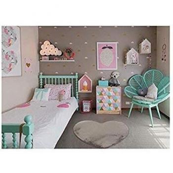 Tappeto Flanella Love Talpa 85x90 cm Tocco Vellutato Dorso Antiscivolo Extra‑Morbido