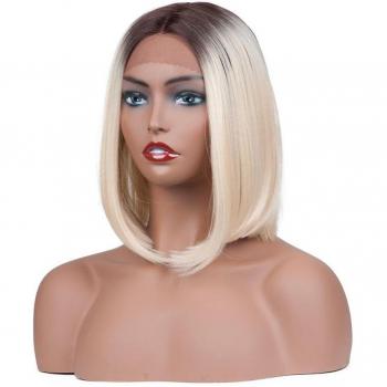 Bob Encajado para Mujer – Peluca Jingfa Corta y Térmica