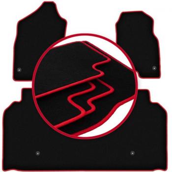 Tapis de voiture sur mesure CARLUX-RED pour Dodge RAM 1500 long (2019)