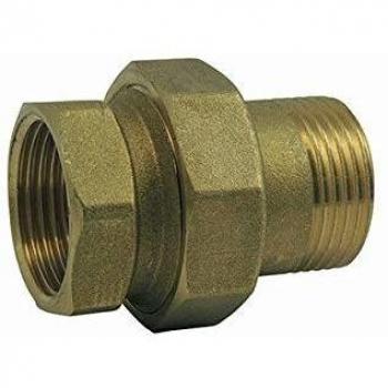 Raccord Laiton Droit M/F 1''1/4 pour Radiateur