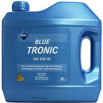 Aral azul Tronic 10W-40 aceite para motores 4 litros