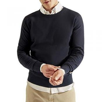 Suéter Azul Hackett HKT Essential Crew, L para Hombre