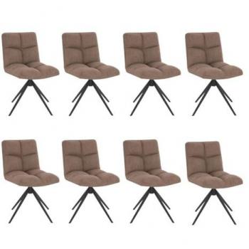 NODA Set 8: Sedia da Pranzo Girevole Home Deluxe