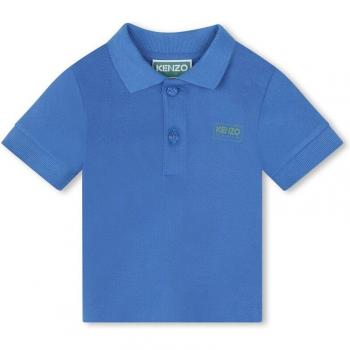 T-shirt Polo Bleu Kenzo Kids 4A