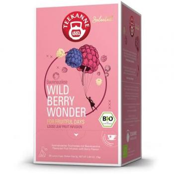 TEEKANNE Bio Wildfrucht-Tee, 25 Luxusportionen