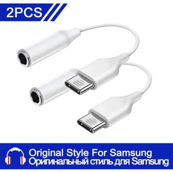 USB-C to 3.5mm Jack Audio Cable for Samsung Galaxy S20 S21 S22 Ultra Note 20 Plus