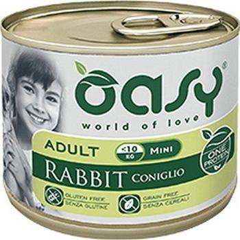 Cibo umido per cani Oasy coniglio 200 gr