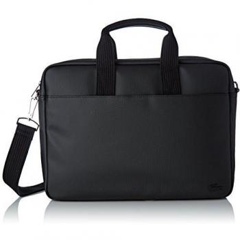 Lacoste Herren NH2451HC Laptop-Tasche, Schwarz, Einheitsgröße EU