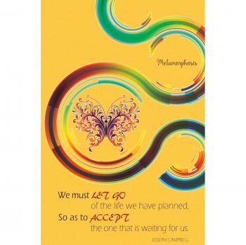 Metamorphosis: 200-page Writing Journal With Inspirational Quotes About Transformation, Following Your Bliss, Acceptance and Letting Go by Joseph ... / 6 x 9 Inches]