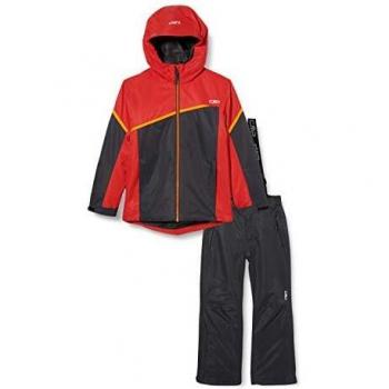 Ensemble de Ski Bicolore CMP – Garçon – Veste & Pantalon – Ferrari – Taille 3XL – Fabricant 176
