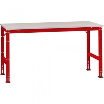Table Universale Manuflex en Polycarbonate Robijnrouge