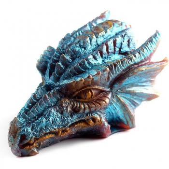 Silicona Dragón 3D para Artesanía: Molde de Jabón y Resina