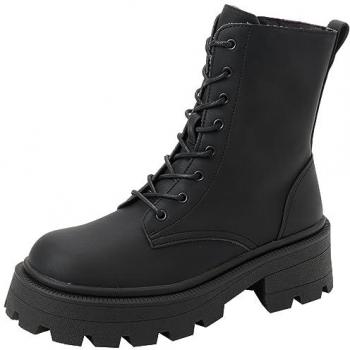 Stivaletti Donna ONLY Onlbanyu-3, Plateau, Nero, 36 EU