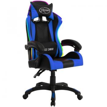 Bureau Gamer Blue‑Luxe