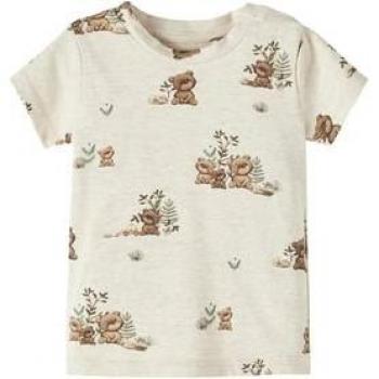 NAME IT T-Shirt 13215768 Beige Regular Fit