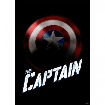 Avengers The Captain Wanddeko ohne Rahmen