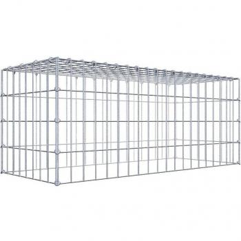 Gabión de Construcción 1m X 40cm X 40cm – Malla 5x10 cm, Anillo en C