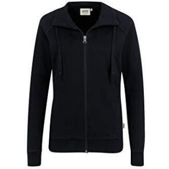 Hakro Damen Sweatjacke College schwarz Größe XS