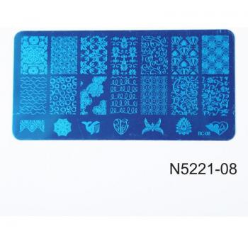 NailCraft Elite – Plaque Estampage Gel & Moule Inox