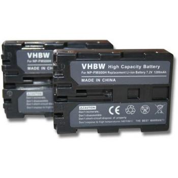 Batteries 1200 mAh pour Sony Alpha SLT‑A57K – Variante VHBW