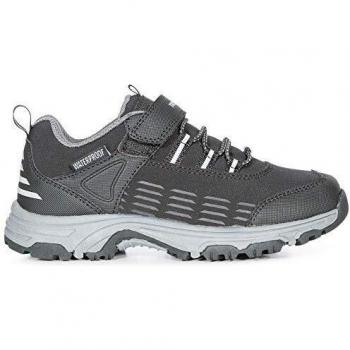 Trespass Kids Harrelson Black Low Cut Trainers