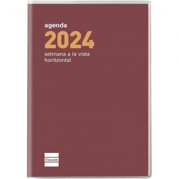 Agenda 2024 Plana Coctel Burdeos Finocam