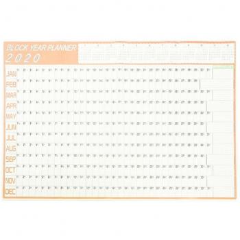 1PC Wall Calendar for the Year with Dot Stickers 365 Days Organizer