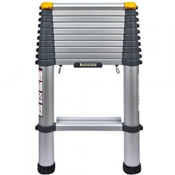 Aluminum Telescopic Ladder 3.3 m (Silver) – Youngmans 301133